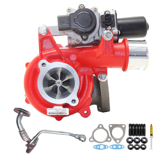 GEN1 High Flow Turbo Charger With Genuine Oil Feed Pipe For Toyota HiAce 1KD-FTV 3.0L VB35
