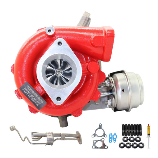 GEN1 High Flow Turbo Charger With Genuine Oil Feed Pipe For Nissan Navara D40 YD25 2.5L