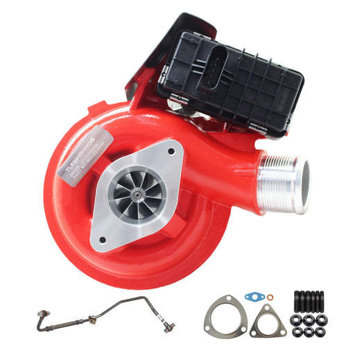 GEN1 High Flow Turbo Charger With Genuine Oil Feed Pipe For Mazda BT-50 3.2L 2015 Onwards