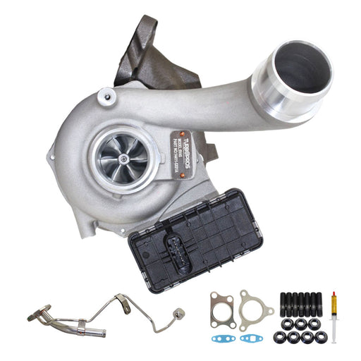 Upgrade Billet Turbo Charger With Genuine Oil Feed Pipe For Nissan Navara D40 YD25 2.5L 2010 Onwards