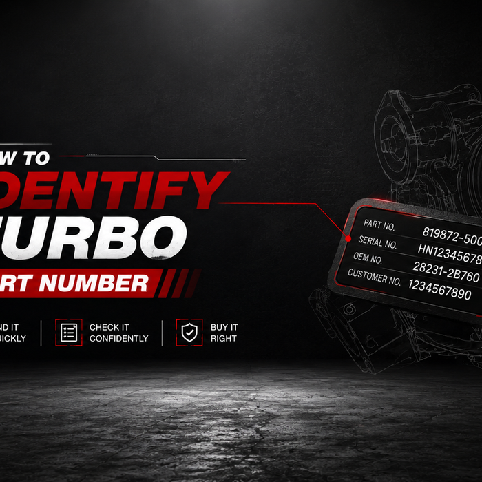 How to Identify Your Turbo Part Number