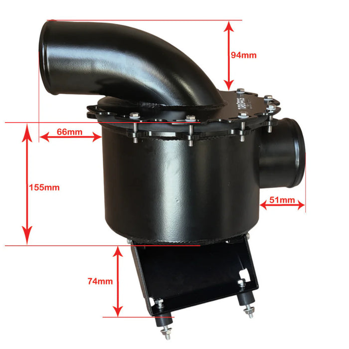 Upgrade High Flow Air Box & Intake Pipe Kit For Nissan Patrol GU Y61 ZD30 3.0L