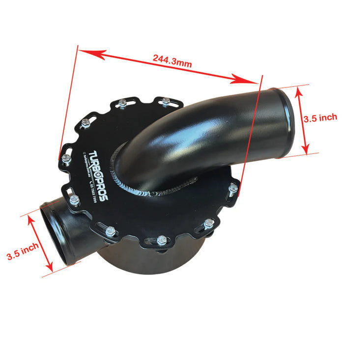 Upgrade High Flow Air Box & Intake Pipe Kit For Nissan Patrol GU Y61 ZD30 3.0L