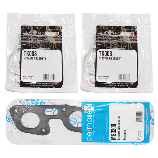 Permaseal MLS-R Exhaust Manifold & Turbo Charger Gasket For Nissan Skyline R33 RB26DETT 2.6L 1989-1994