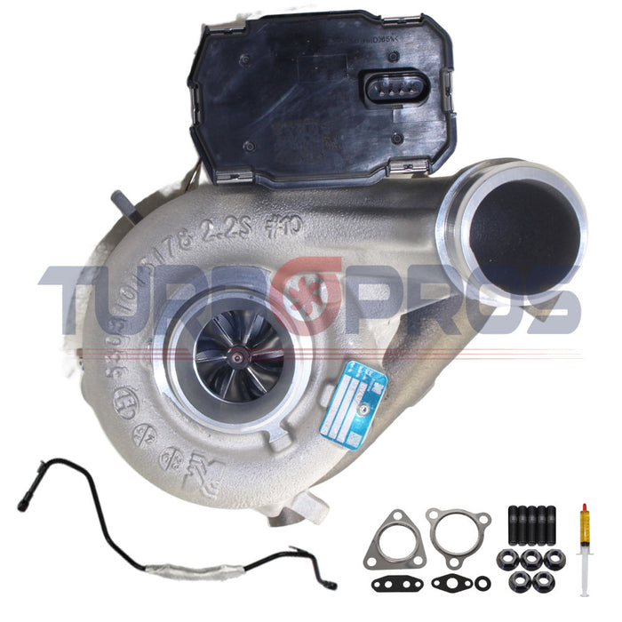 Genuine Billet Turbo Charger With Genuine Oil Feed Pipe For Hyundai Santa Fe D4HB 2.2L 2014 Onwards