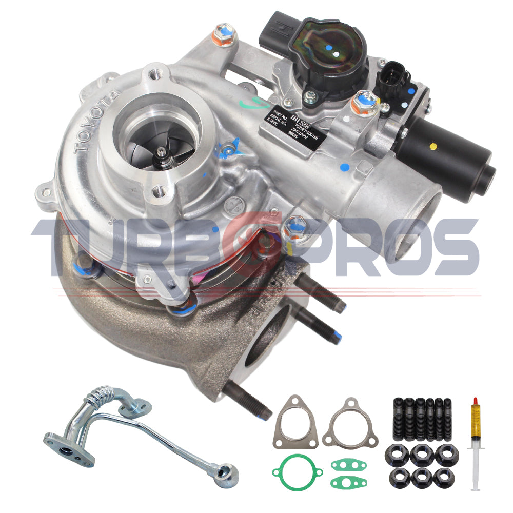 Genuine Turbo Charger With Genuine Oil Feed Pipe For Toyota HiAce/Comm ...