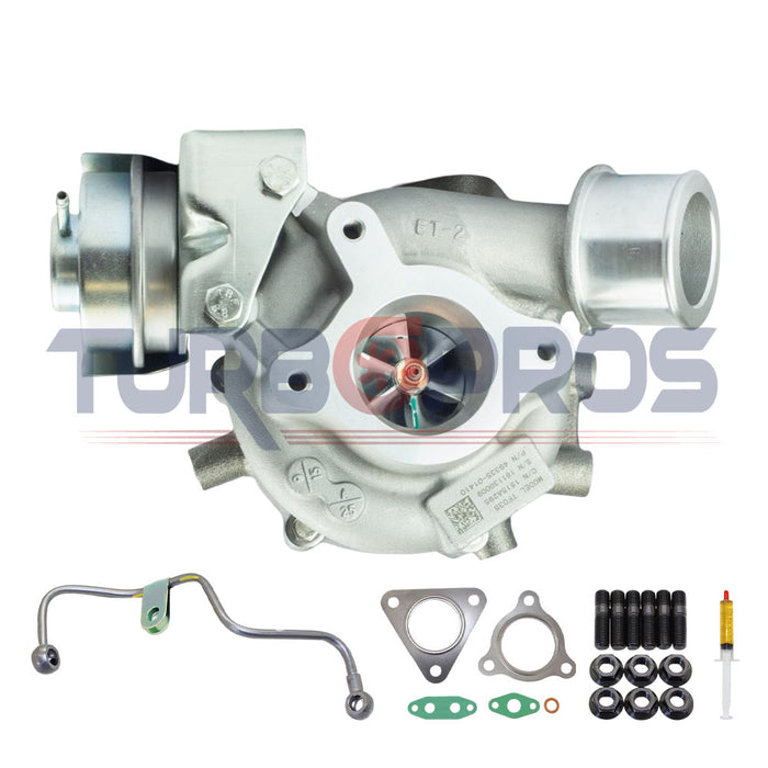 Genuine Billet Turbo Charger TF035HL With Genuine Oil Feed Pipe For Mitsubishi Pajero Sport 4N15 2.4L 1515A295