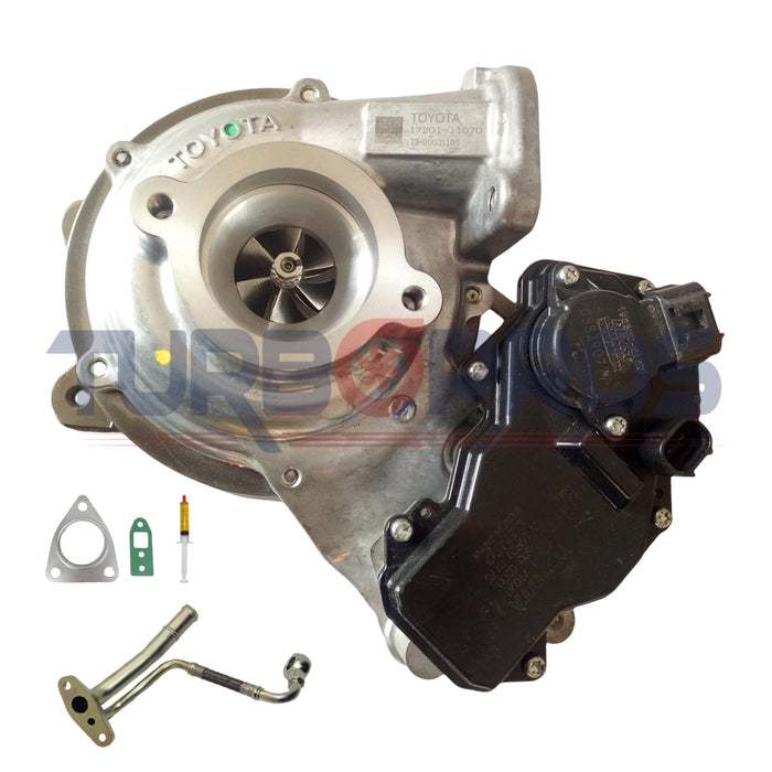 Genuine Billet Turbo Charger With Genuine Oil Feed Pipe For Toyota Hilux/Prado/Fortuner/HiAce 1GD-FTV 2.8L 17201-11080