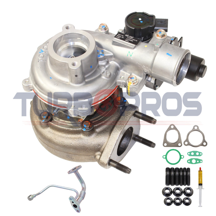 Genuine Turbo Charger With Genuine Oil Feed Pipe For Toyota Hilux D4D KUN26 1KD-FTV 3.0L 17201-30110