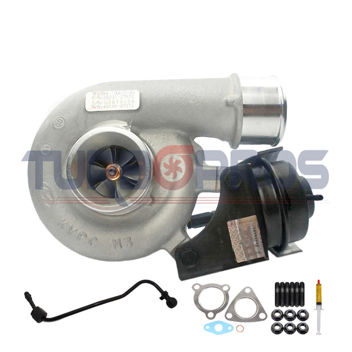 Genuine Turbo Charger With Genuine Oil Feed Pipe For Hyundai Santa Fe D4EB 2.2L