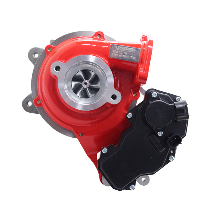 GEN1 High Flow Turbo Charger With 52mm Intercooler & Hoses And Genuine Oil Feed Pipe For Toyota Hilux 1GD-FTV 2.8L 2015-2020