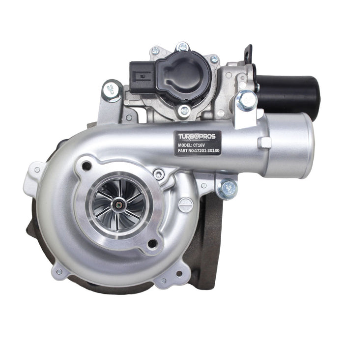 Upgrade Billet Turbo Charger With 24mm Intercooler & Hose And Genuine Oil Feed Pipe For Toyota LandCruiser Prado KDJ120 / KDJ150 2005-2015