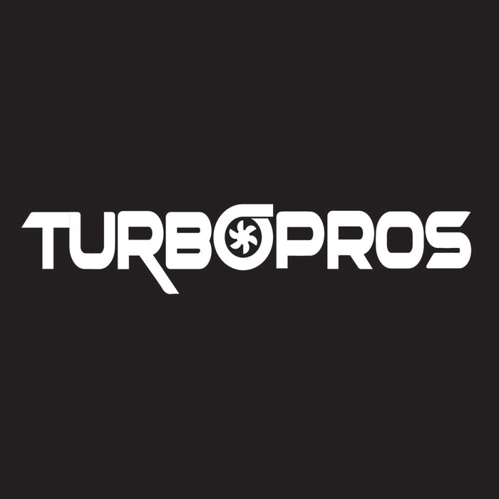 Turbo Pros Sticker Silver 150mm x 28mm