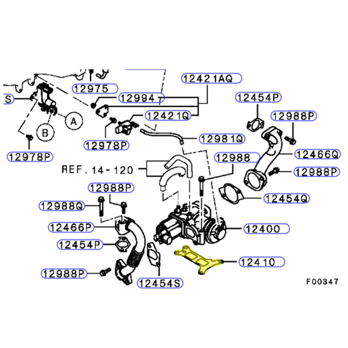 Genuine EGR Pipe Gasket For Mitsubishi ASX 4N13 1.8L