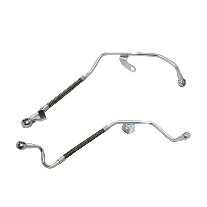 GEN1 High Flow Turbo Charger With 60mm Intercooler And Genuine Oil Feed Pipe For Toyota LandCruiser 200 Series VDJ200 1VD-FTV 4.5L