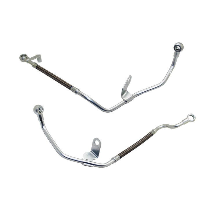 Upgrade Billet Turbo Charger With 48mm Intercooler And Genuine Oil Feed Pipe For Toyota Land Cruiser VDJ200 200 Series 1VD-FTV V8 4.5L