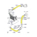 GEN1 High Flow Turbo Charger With 50mm Intercooler & Hoses And Genuine Oil Feed Pipe For Mitsubishi Challenger 4D56 2.5L 2WD VT10