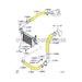 Hot Side & Cold Side Intercooler Hoses For Mitsubishi Triton MN 4D56 2.5L 2009 Onwards 2WD