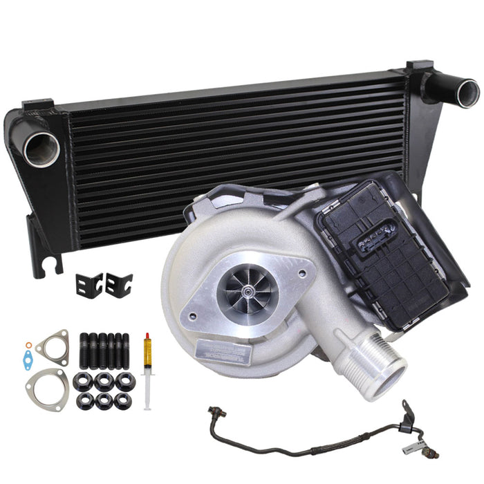 Upgrade Billet Turbo Charger With 70mm Intercooler And Genuine Oil Feed Pipe For Ford Ranger 2.2L 2015 Onwards