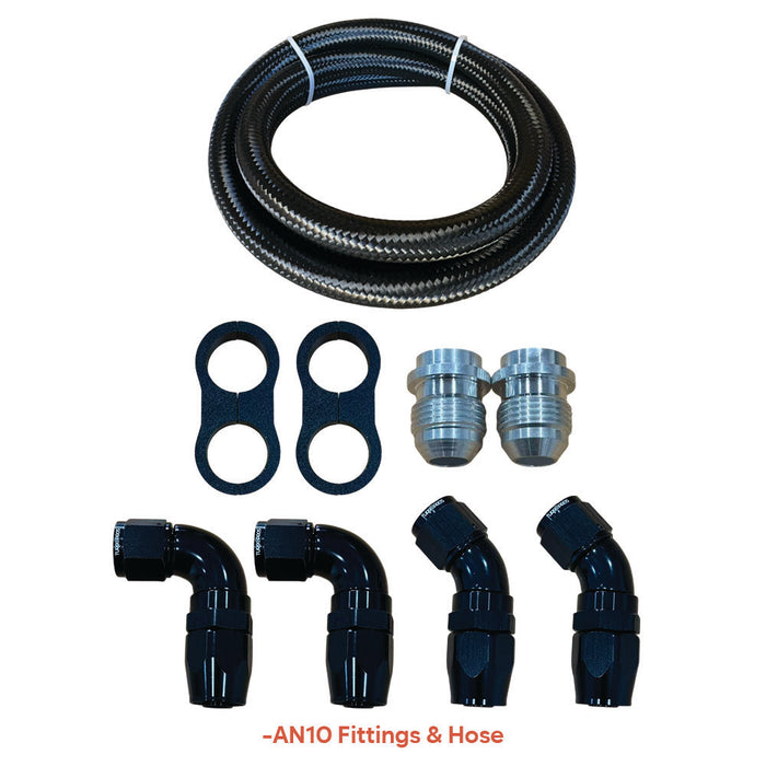 Turbo Pros High Flow -AN10 Oil Catch Can For Ford Falcon XR6 BA/BF/FG Barra 4.0L