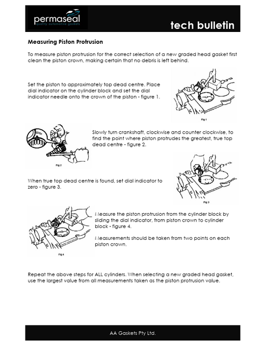 Permaseal Head Gasket For Nissan Patrol GU ZD30 3.0L DI 2000-2007 2 Notches Grade 2 0.7mm