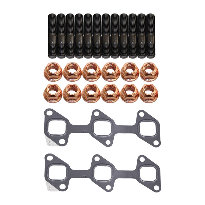 Permaseal Exhaust Manifold Installation Stud & Gasket Kit For Toyota Landcruiser 79 Series HDJ79 1HD-FTE 4.2L 2001-2007