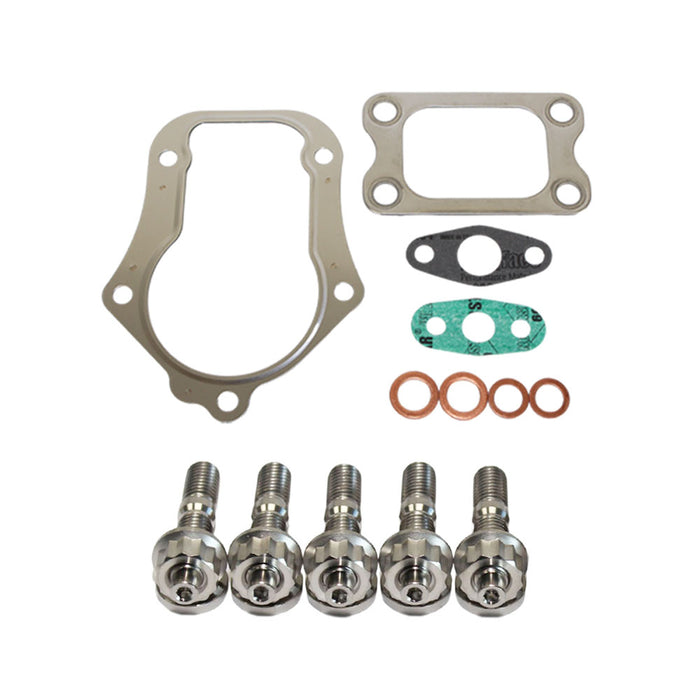 Permaseal MLS-R Turbo To Dump Pipe Installation Titanium Stud & Gasket Kit For Ford Territory SX SY Barra 4.0L