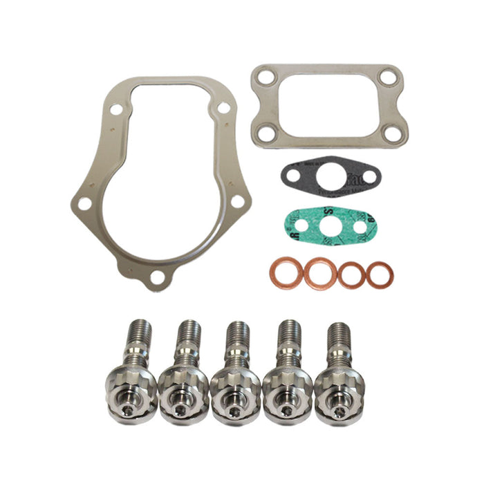 Permaseal MLS-R Turbo To Dump Pipe Installation Titanium Stud & Gasket Kit For Ford Falcon XR6 BA/BF/FG Barra 4.0L