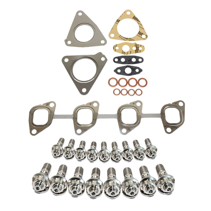 Permaseal Turbo & Exhaust Manifold Installation Titanium Stud & Gasket Kit For Nissan Patrol Y61 ZD30 3.0L 1999-2017