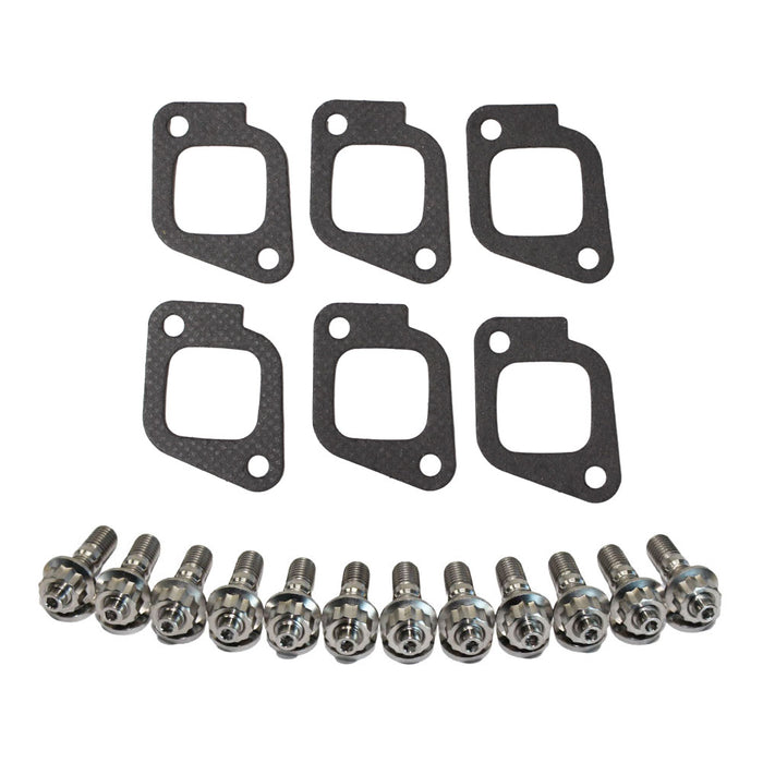 Permaseal Exhaust Manifold Titanium Stud & Gasket Kit For Nissan Patrol GQ Y60 TD42 4.2L