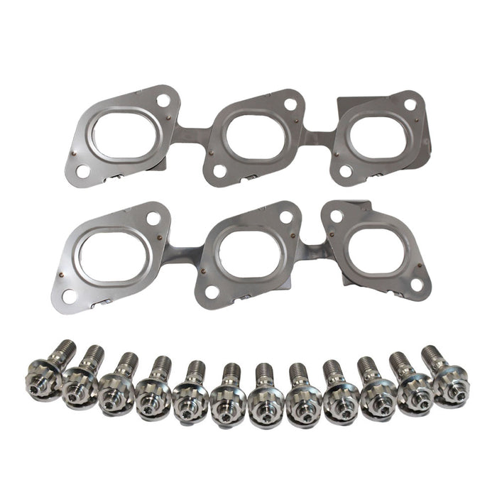 Permaseal Exhaust Manifold Titanium Stud & Gasket Kit For Nissan Patrol TB48 4.8L