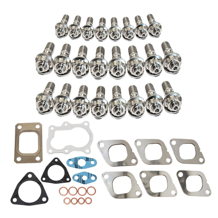 Permaseal MLS-R Turbo & Exhaust Manifold Titanium Stud & Gasket Kit For Nissan Patrol GU Y61 TD42T 4.2L