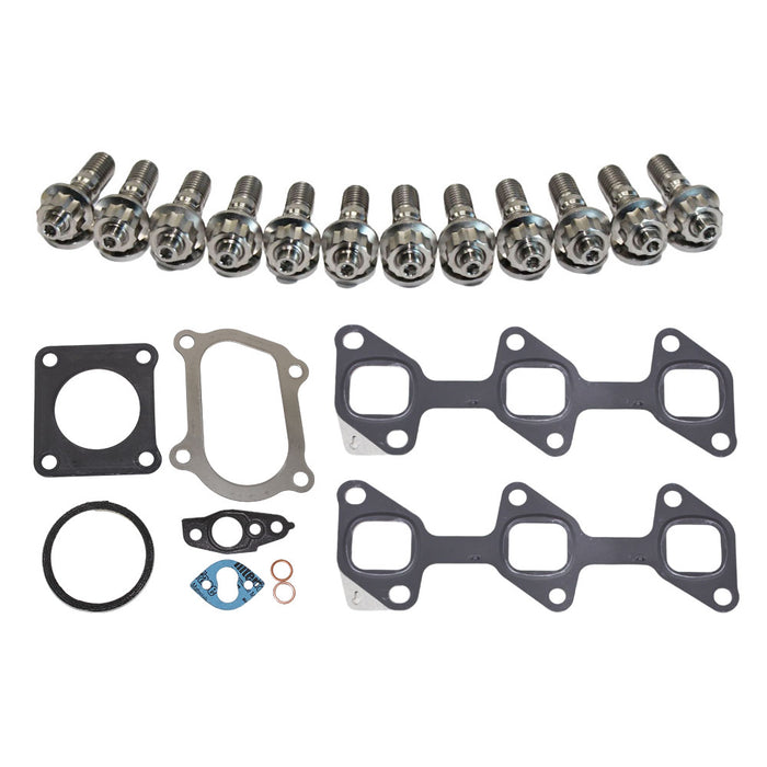 Permaseal MLS-R Turbo & Exhaust Manifold Titanium Stud & Gasket Kit For Toyota Landcruiser 80 Series HDJ80 1HD-FT 4.2L