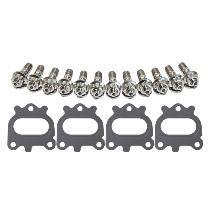 Permaseal Exhaust Manifold Titanium Stud & Gasket Kit For Mitsubishi Triton ML 4M41 3.2L 2006-2009