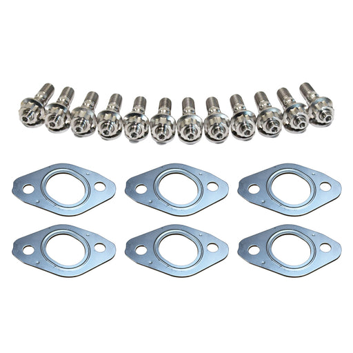 Permaseal MLS-R Exhaust Manifold Titanium Stud & Gasket Kit For Nissan Skyline R32/R33/R34 RB20DE/RB20DET/RB25DE/RB25DET 2.0L/2.5L