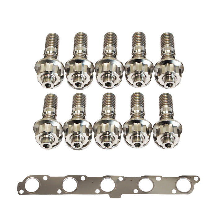 Permaseal Exhaust Manifold Titanium Stud & Gasket Kit For Mazda BT50 3.2L 2011 Onwards