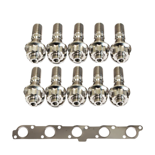 Permaseal Exhaust Manifold Titanium Stud & Gasket Kit For Ford Ranger 3.2L 2011 Onwards