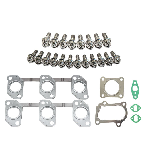 Permaseal Exhaust Manifold & Turbo Gaskets with Titanium Stud Kit For Toyota LandCruiser 80 Series HDJ80 1HDT 4.2L