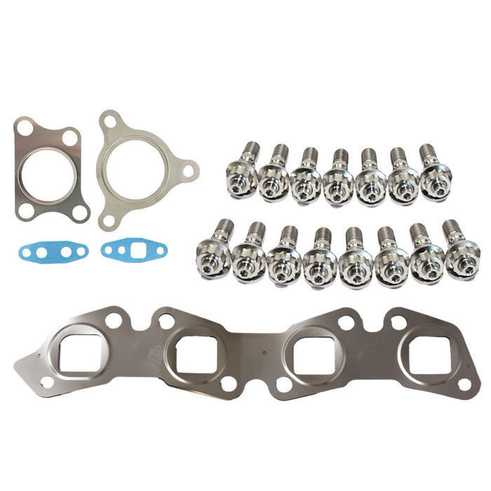 Permaseal Exhaust Manifold & Turbo Gaskets with Titanium Stud Kit For Nissan Pathfinder R51 YD25 2.5L