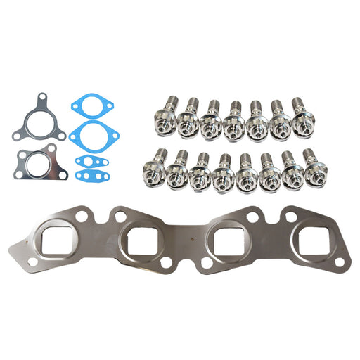 Permaseal Exhaust Manifold & Turbo Gaskets with Titanium Stud Kit For Nissan Navara D40 YD25 2.5L