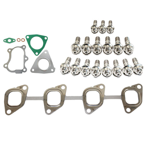 Permaseal Exhaust Manifold & Turbo Gaskets with Titanium Stud Kit For Nissan Navara D22 ZD30 3.0L