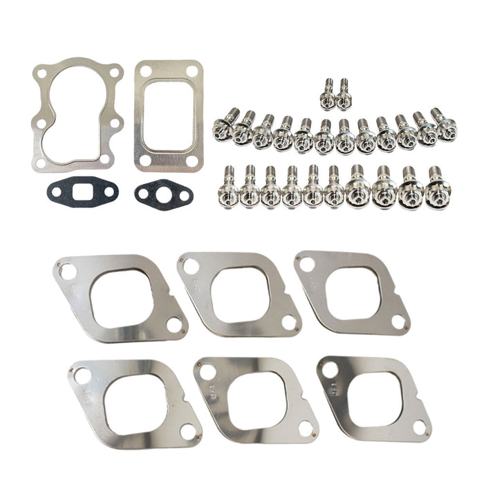 Permaseal Exhaust Manifold & Turbo Gaskets with Titanium Stud Kit For Nissan Patrol GU Y61 TD42 4.2L