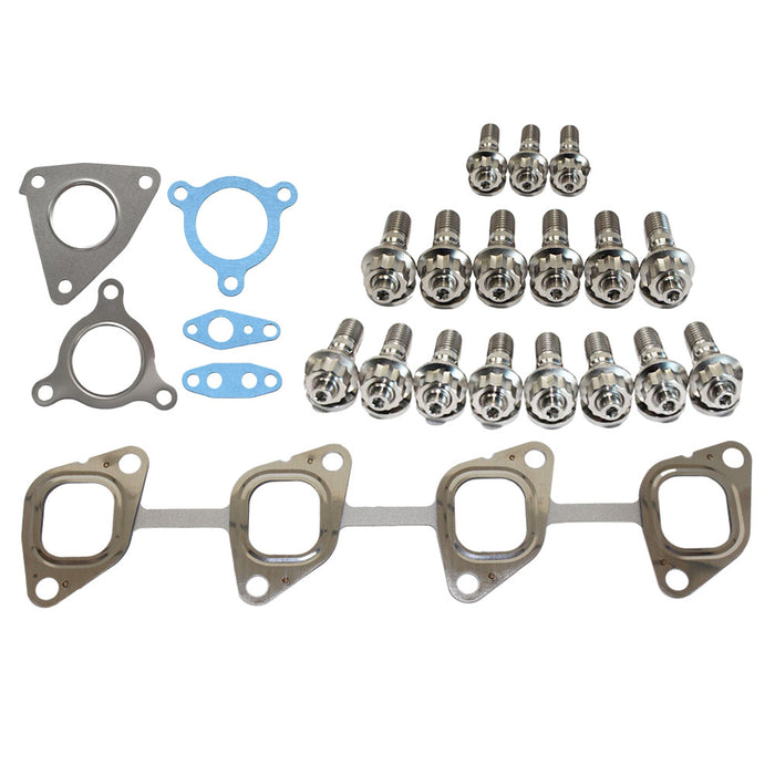 Permaseal Exhaust Manifold & Turbo Gaskets with Titanium Stud Kit For Nissan Patrol Y61 ZD30 3.0L DI 1997-2007
