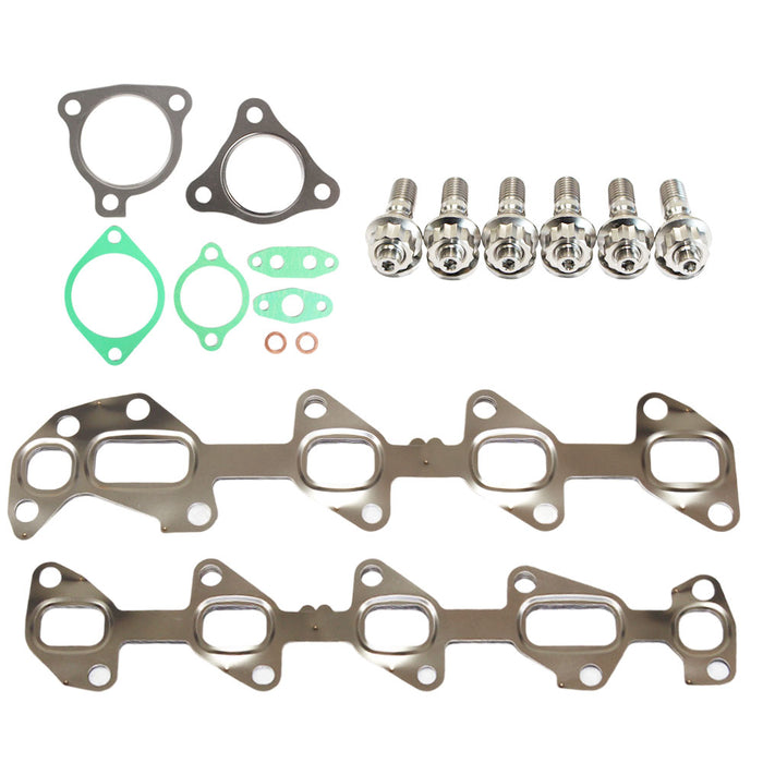 Permaseal Exhaust Manifold & Turbo Gaskets with Titanium Stud Kit For For Toyota Landcruiser VDJ76R 76 Series 1VD-FTV 4.5L 2007-2022