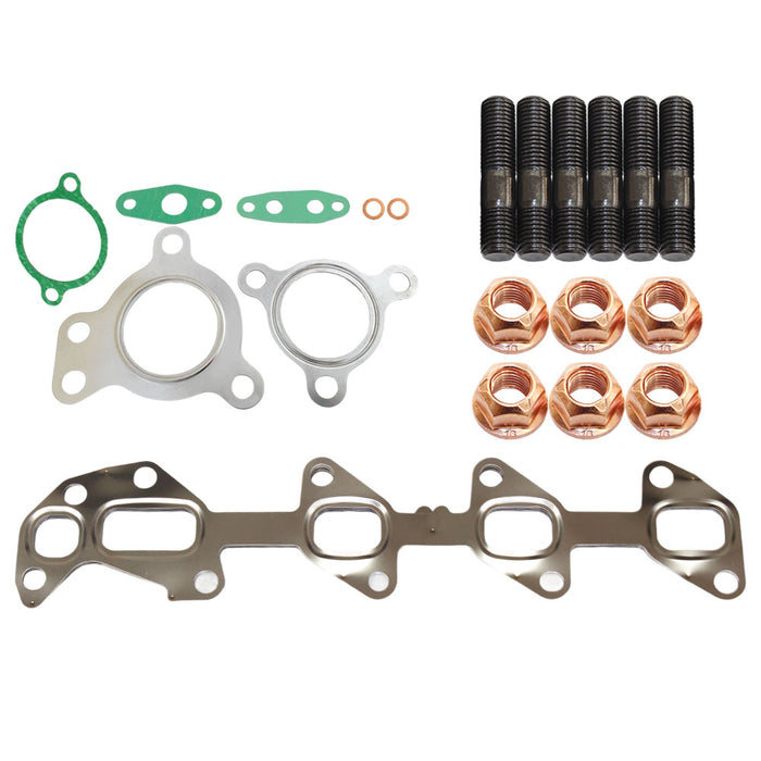Permaseal Turbo & RHS Exhaust Manifold Installation Stud & Gasket Kit For Toyota Landcruiser 200 Series 1VD-FTV 4.5L Drive Side