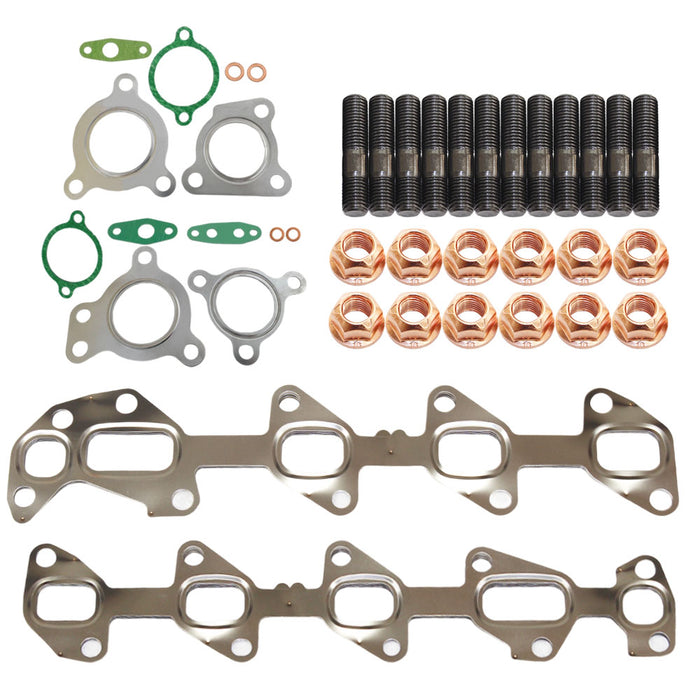 Permaseal Turbo & Exhaust Manifold Installation Stud & Gasket Kit For Toyota Landcruiser 200 Series 1VD-FTV 4.5L