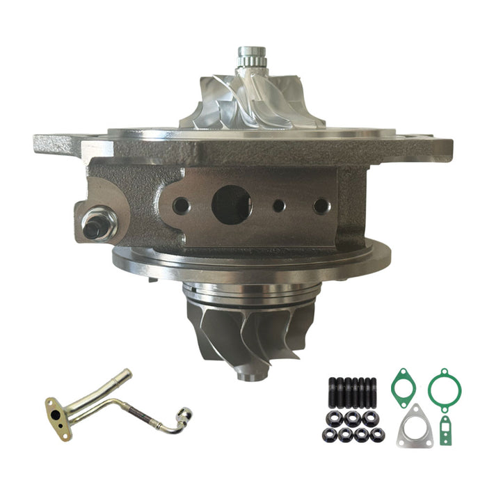 Upgrade Billet Turbo Cartridge CHRA Core With Oil Feed Pipe For Toyota LandCruiser Prado 1GD-FTV 2.8L 06/2020 Onwards