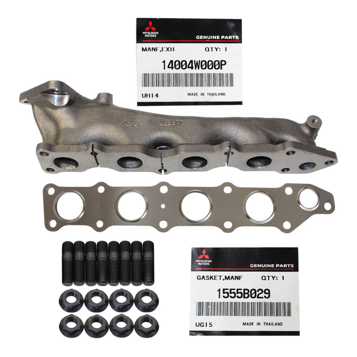 Genuine Exhaust Manifold, Gasket & Stud Kit For Mitsubishi Pajero Sport / Triton MR/MQ 4N15 2.4L