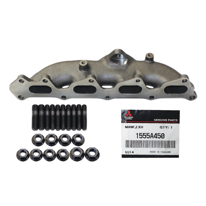 Genuine Exhaust Manifold, Gasket & Stud Kit For Mitsubishi Triton MN 4D56 2.5L 4WD