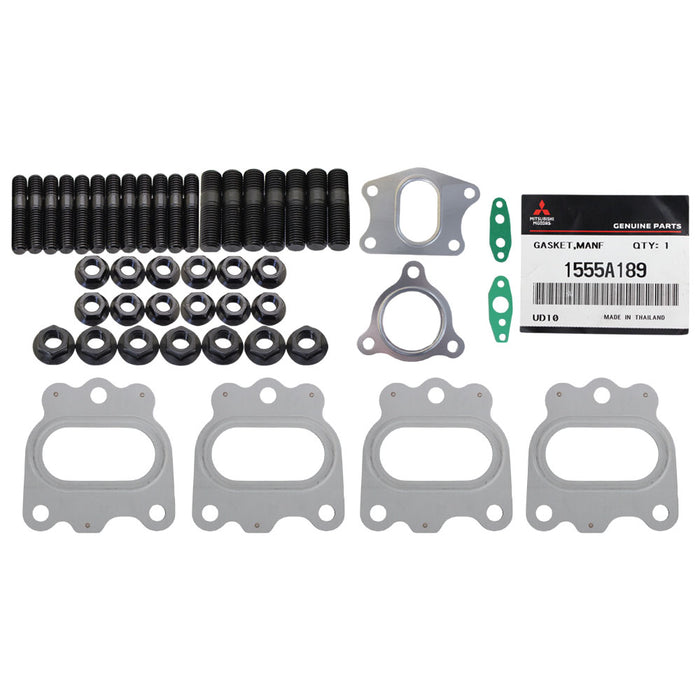 Genuine Exhaust Manifold & Turbo Gasket & Stud Kit For Mitsubishi Triton ML 4M41 3.2L 2006-2009